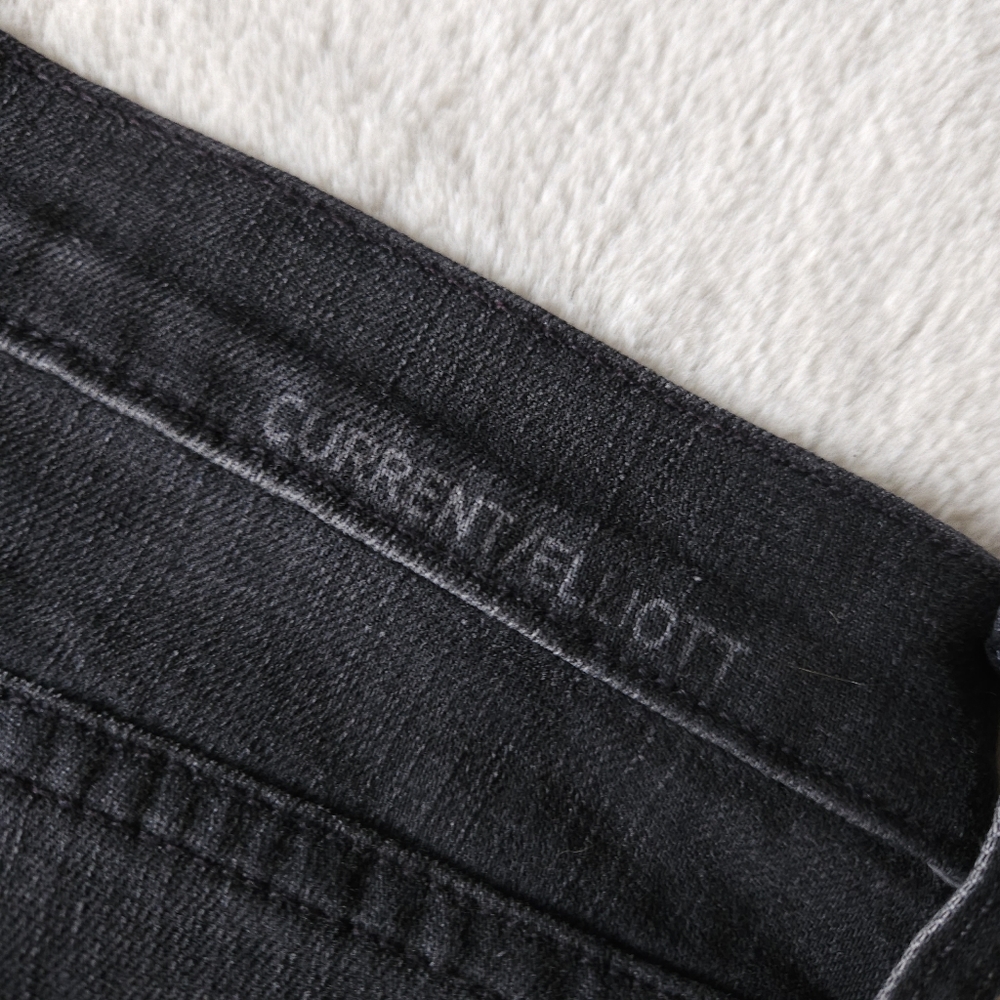 🇺🇸 CURRENT/ELLIOTT The Fling Slim Boyfriend Jean Size 25 - Picture 11 of 16